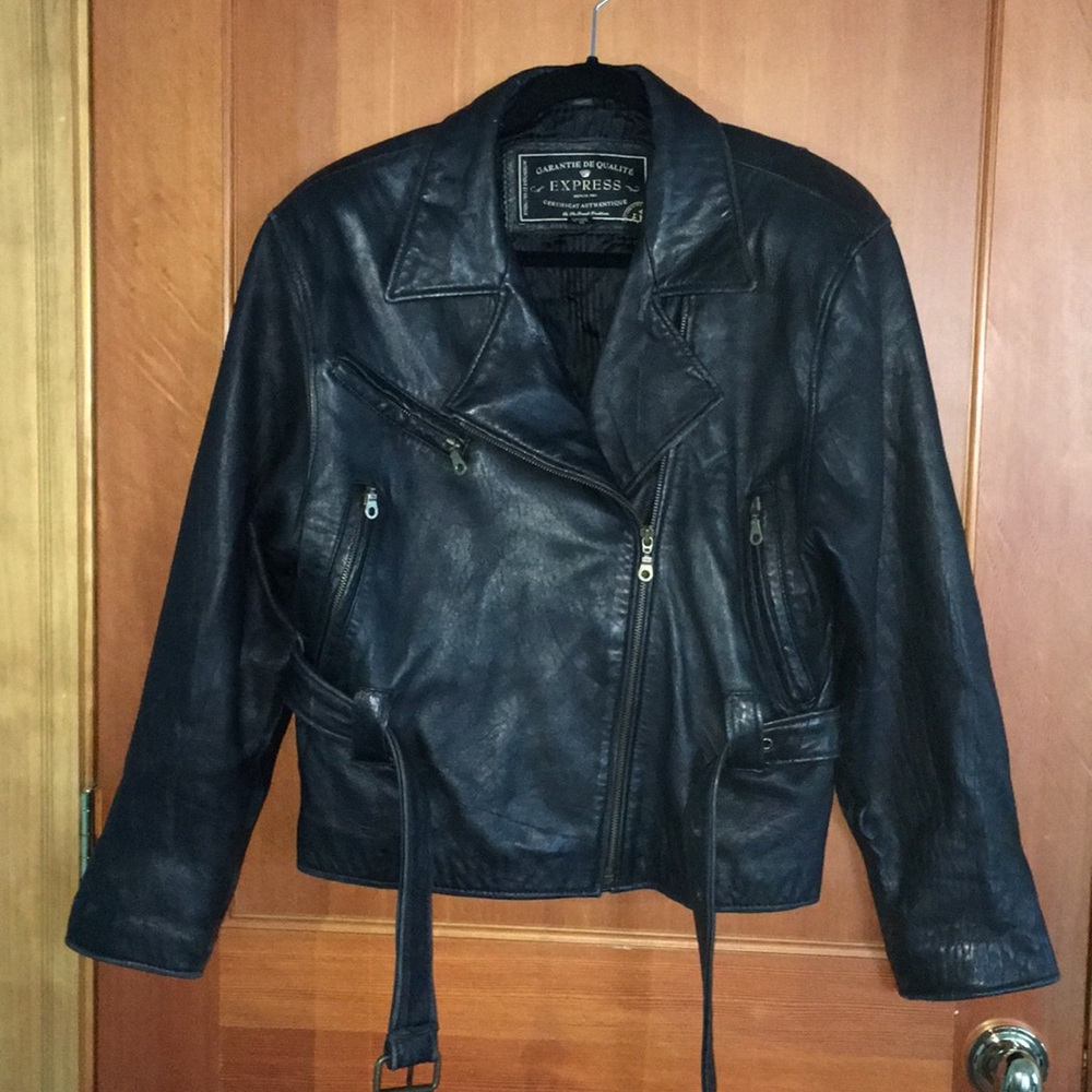 Real Leather Moto jacket